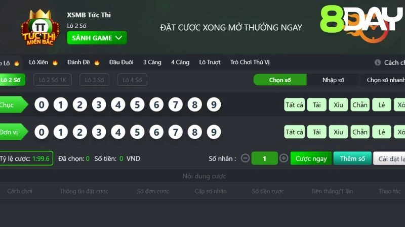 Ưu điểm của chuyên mục xổ số tại 8DAY
